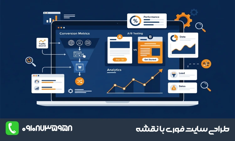 تاثیر طراحی سایت به نرخ تبدیل